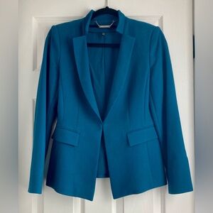 White House Black Market Teal Blue Blazer size 2